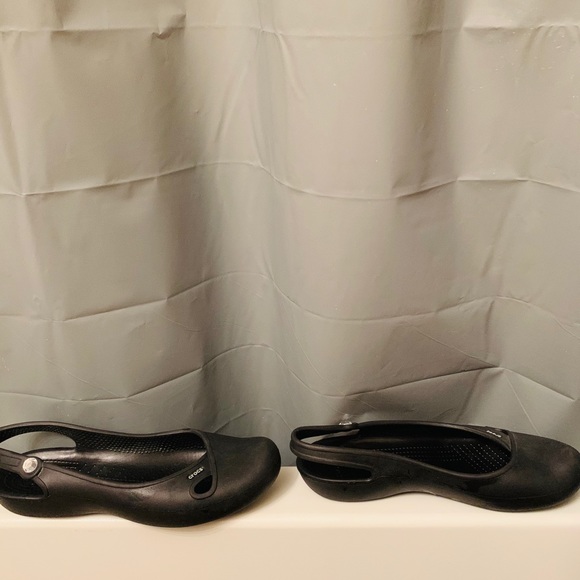 CROCS Shoes - Women size 12 black crocs